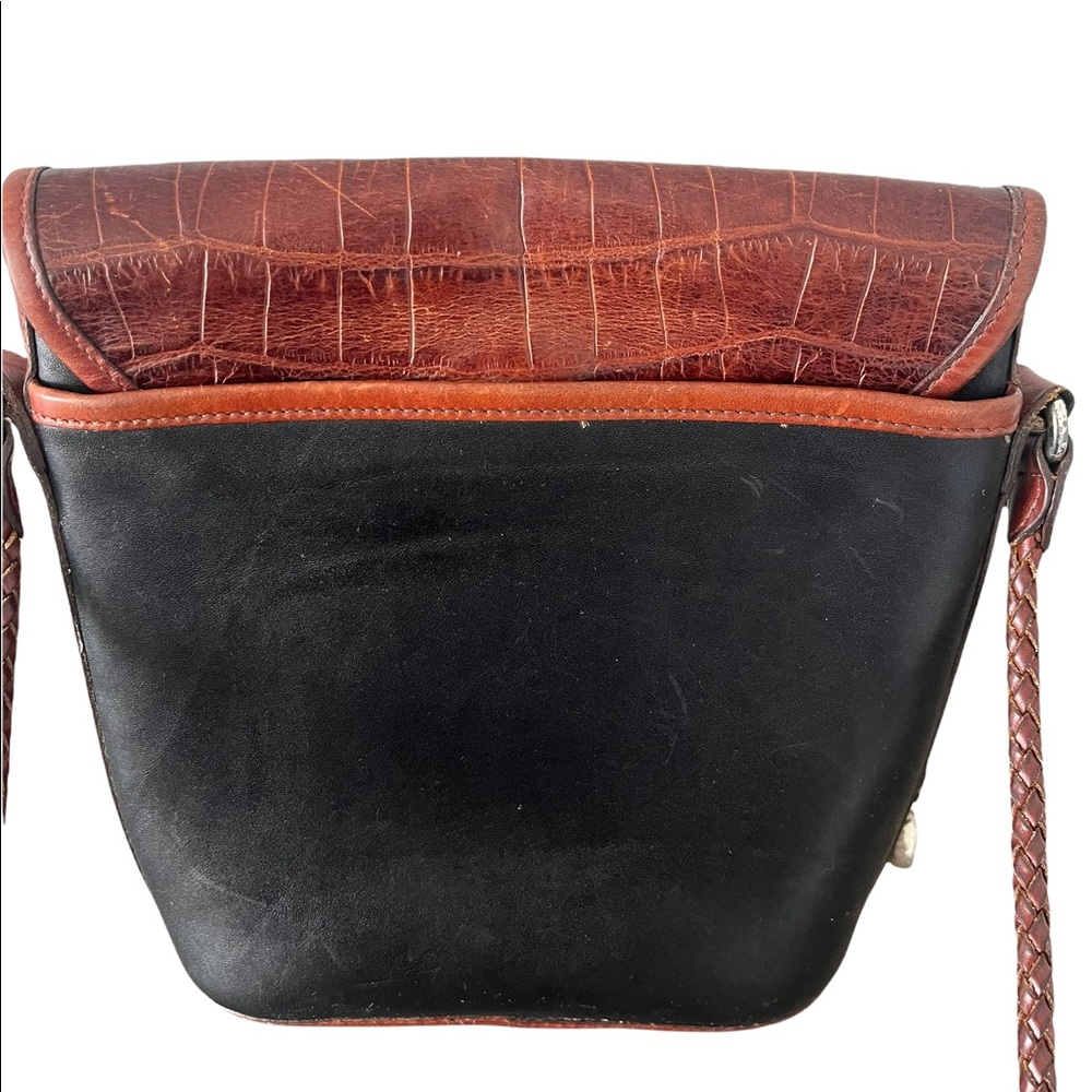 Brighton Vintage CROCO Leather Shoulder Bag - Picture 4 of 11